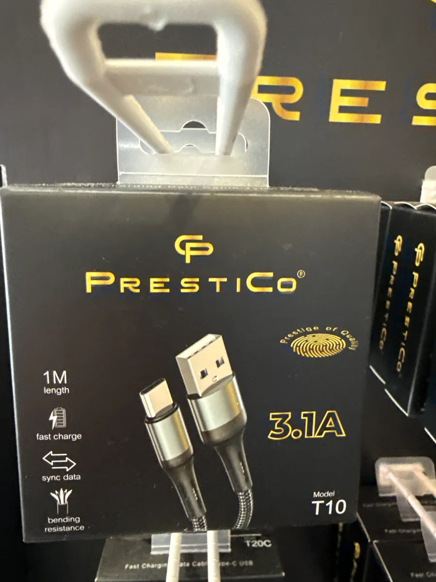 Cable de charge Prestico T10 Type-C 1m — photo 1