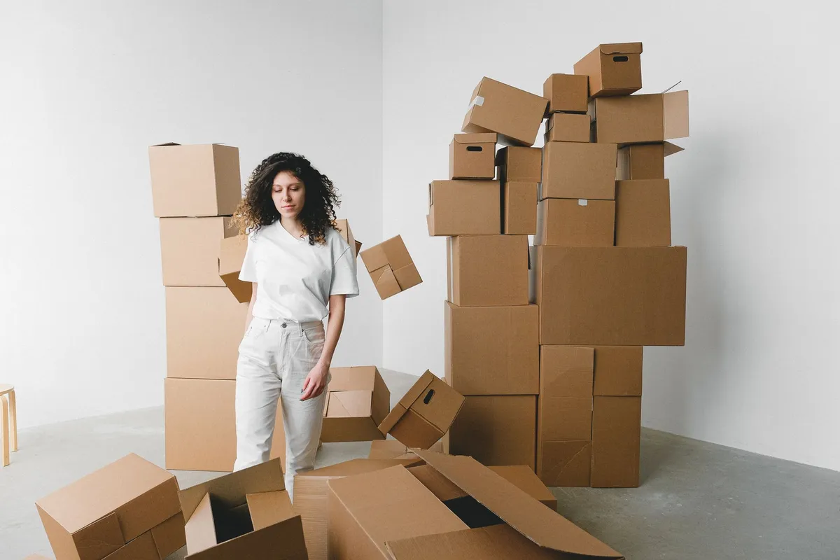 Donne cartons de déménagement (une trentaine) — photo 1